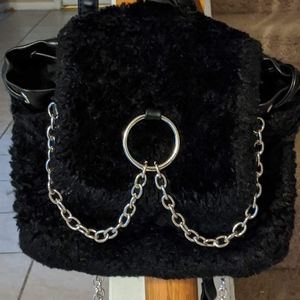 Current Mood Mini Faux Fur backpack